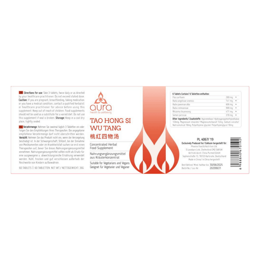 Tao Hong Si Wu Tang - 6 x 60 Tabletten