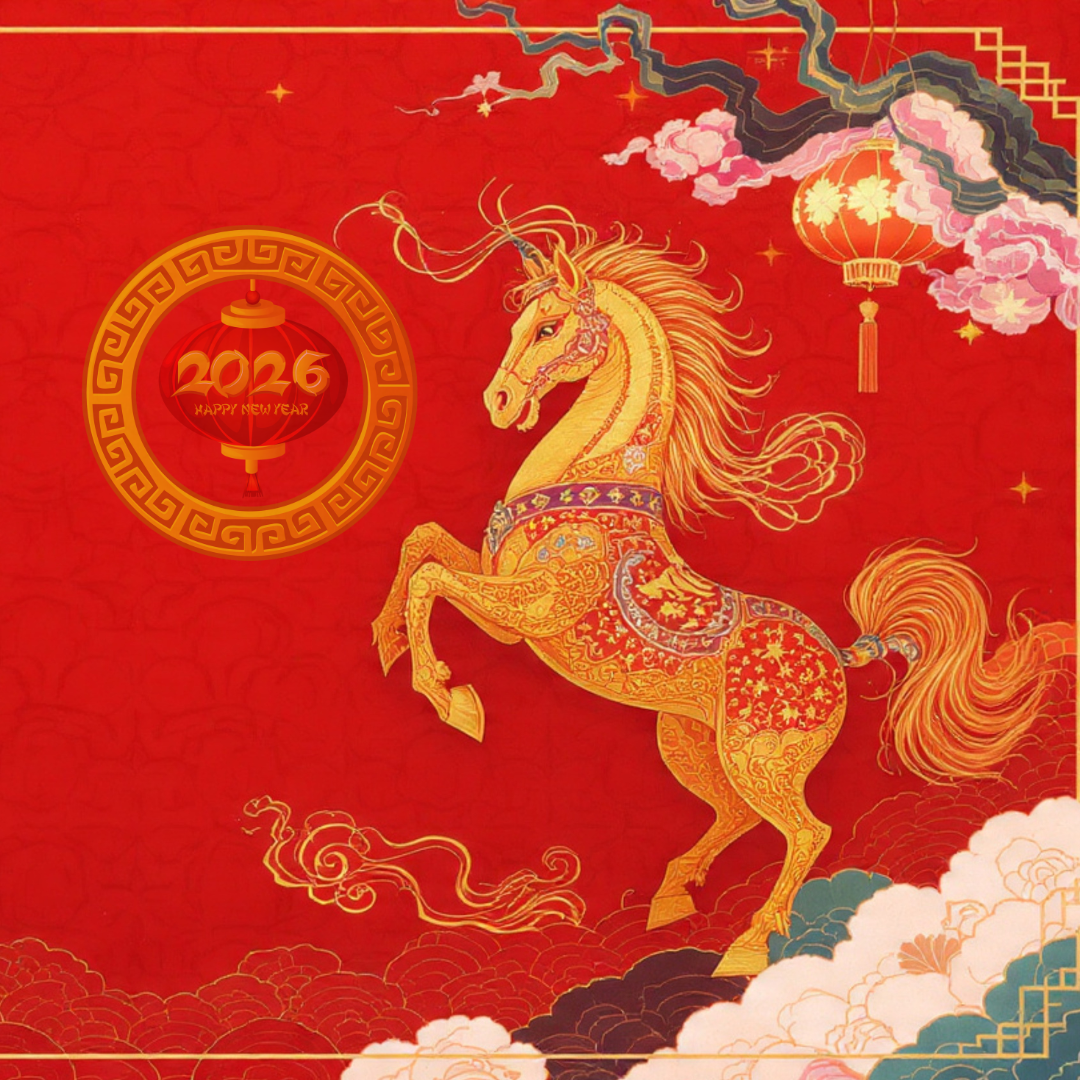 Frohes chinesisches Neujahr 2026 – Jahr des Feuerpferdes 🐎🔥